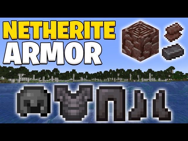 how to make netherite armor in Minecraft 1.21