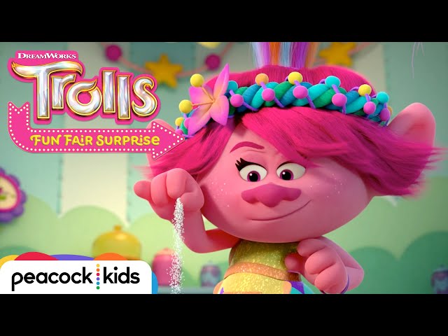 Poppy's ULTIMATE Birthday Cake! | Fun Fair Surprise | TROLLS