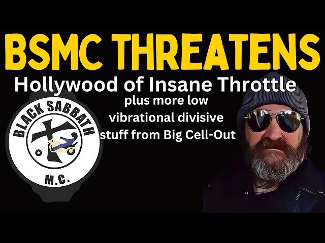 Black Sabbath MC Threatens Hollywood of Insane Throttle