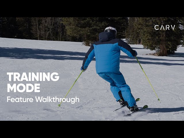 CARV TRAINING MODE | Interactive skiing drills to help you improve