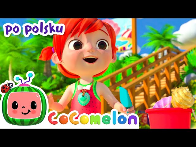 Tata i córka na plaży | CoComelon po polsku 🍉🎶 Piosenki dla dzieci