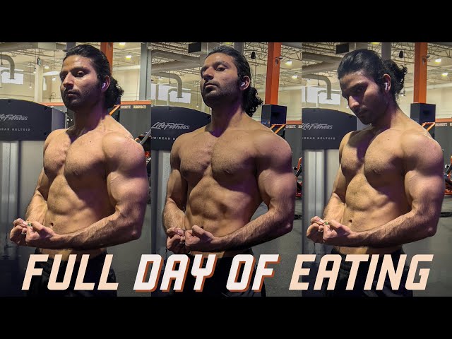 MY FULL DAY OF VEGETARIAN  EATING FOR MUSCLE BUILDING & STRENGTH