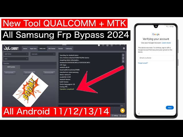 Samsung Frp Tool 2024 All Samsung Frp Bypass Android 12/13/14 | All Qualcomm MTK Frp Tool Adb fail