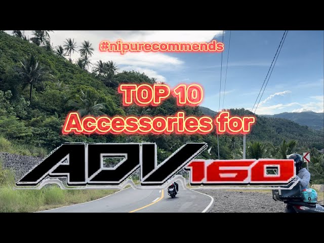 Top 10 ADV 160 Must have Accessories - Link sa Description #nipurecommends