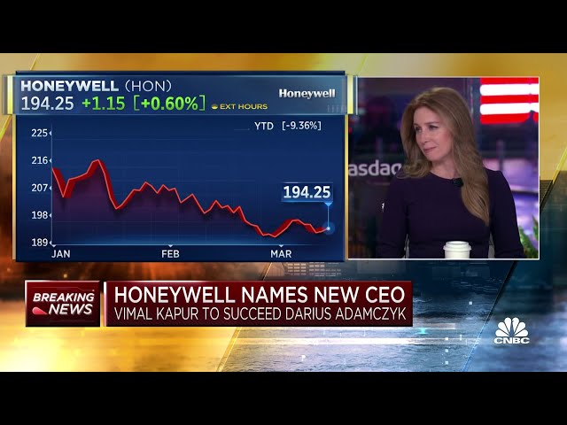 Honeywell announces Vimal Kapur to succeed Darius Adamczyk as CEO