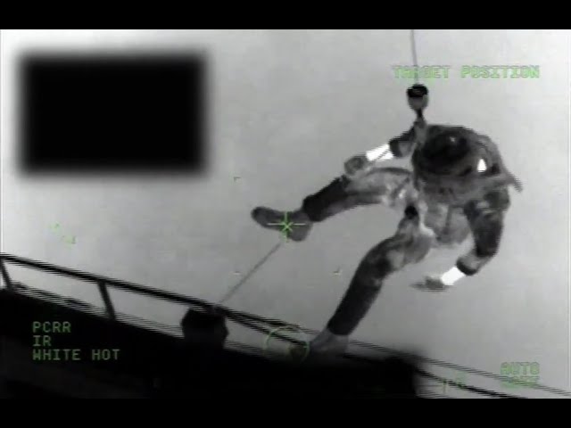 US Coast Guard rescues cadet from Mexican Navy Training Ship #fyp #shorts #rescue