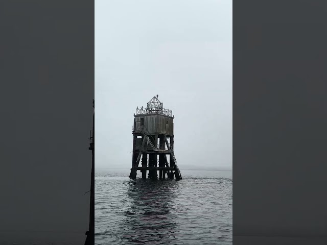 Abandoned Beacon on The Tay Estuary. See link in comments for more 🤟#lighthouse #dundee #scotland