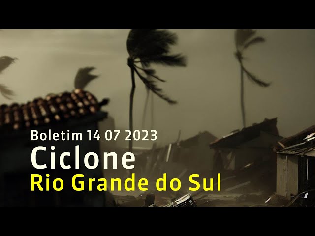 Boletim ciclone extratropical Rio Grande do Sul