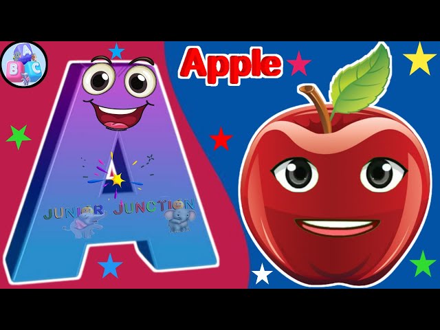 Phonics Song / ABC Kid's Song / ABC lyrics song / Kidzee Rhymes / Kiddos Study Zone / A for Apple