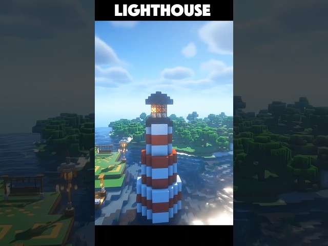 Minecraft Light House Tutorial #minecraft #minecrafttutorial