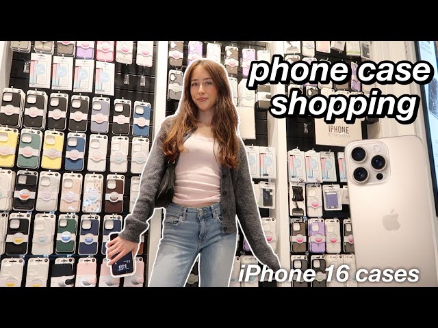 Phone Case Shopping for the New iPhone 16 Pro Max | shopping vlog