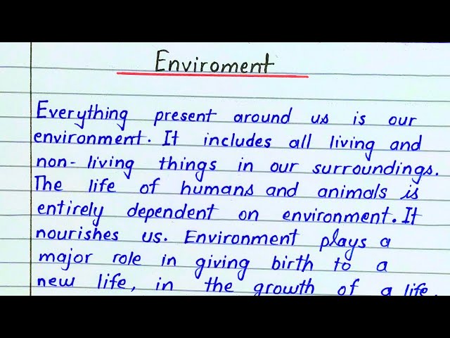 Environment Essay in English | Essay on Enviornment | Essay Writing on Enviornment