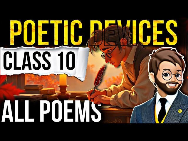 All Poems Poetic Devices Class 10 🍁| First Flight All Poems | Literary Devices One Shot Class 10