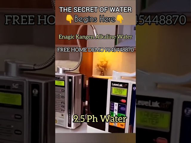 Hydrogen Water from Enagic Kangen Water Ionizer #shorts #shortsfeed