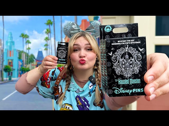 Haunted Mansion Mystery Pin Unboxing | Pin Trading In Hollywood Studios