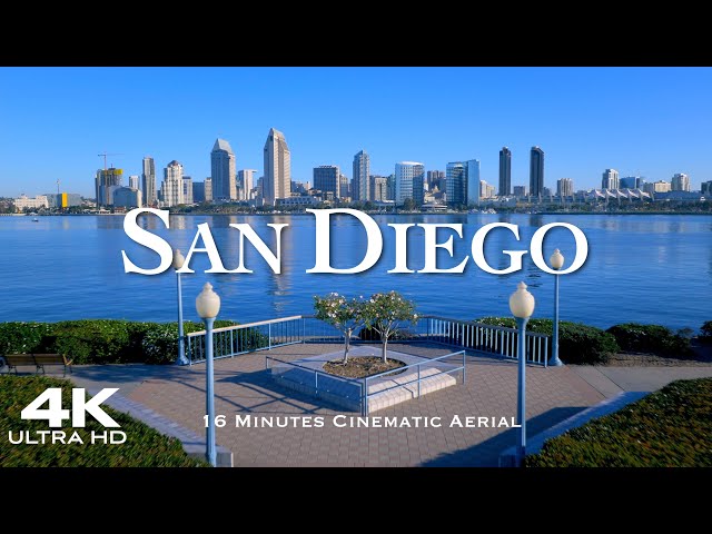 SAN DIEGO 🇺🇸 Drone Aerial 4K California | USA United States of America