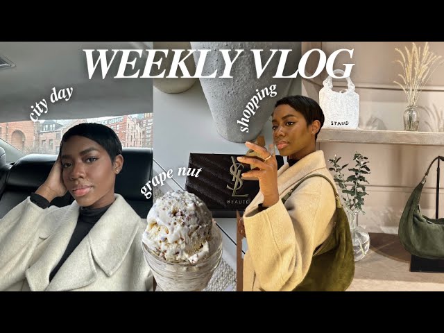 WEEKLY VLOG | city shopping day, lots of cooking & making grapenut ice cream | Octavia B