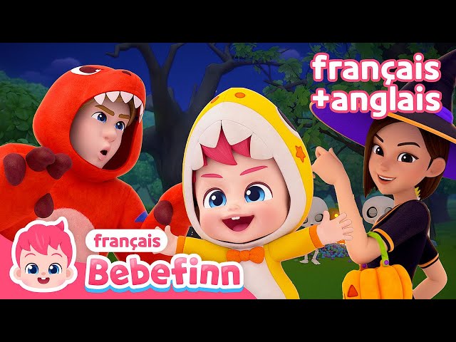 La Fête d'Halloween en français et en anglais | +Comptines | Bebefinn👶 Chansons pour Enfants