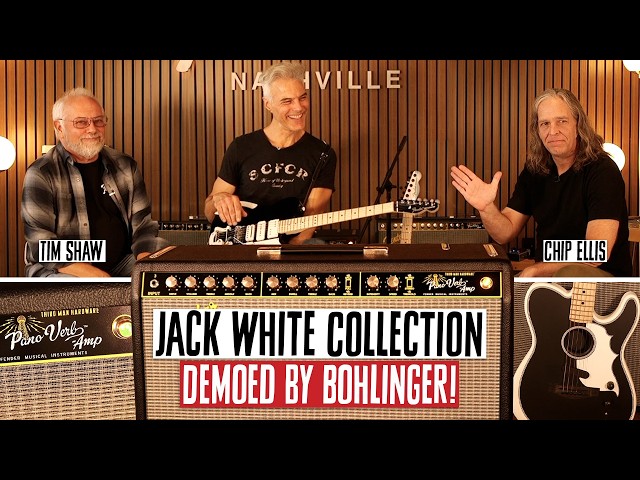 Bohlinger Tests Jack White's Fender Triplecaster Telecaster, Triplesonic Acoustasonic & Pano Verb