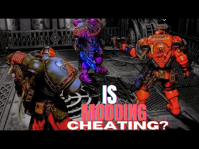 Running into a Crazy MODDER in Space Marine 2!