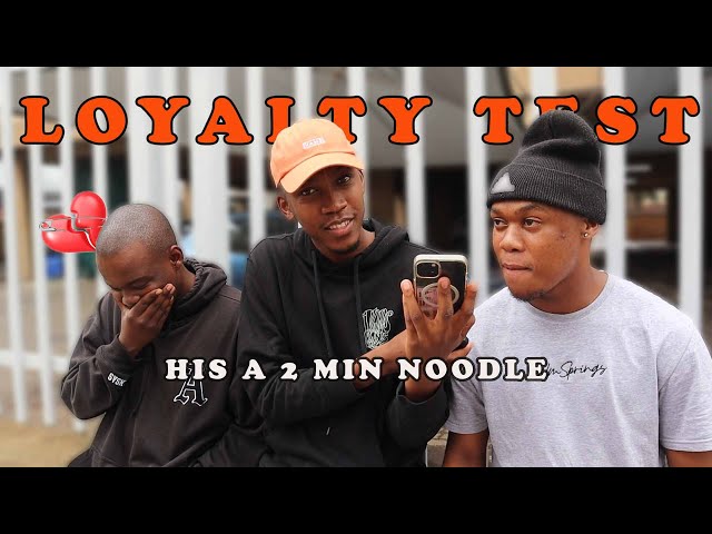 LOYALTY TEST: HIS A 2 MINUTES NOODLES