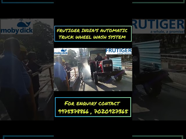 Frutiger's Tractor Wash System Hits Indian Roads #truckwash #carwash #frutigerindia