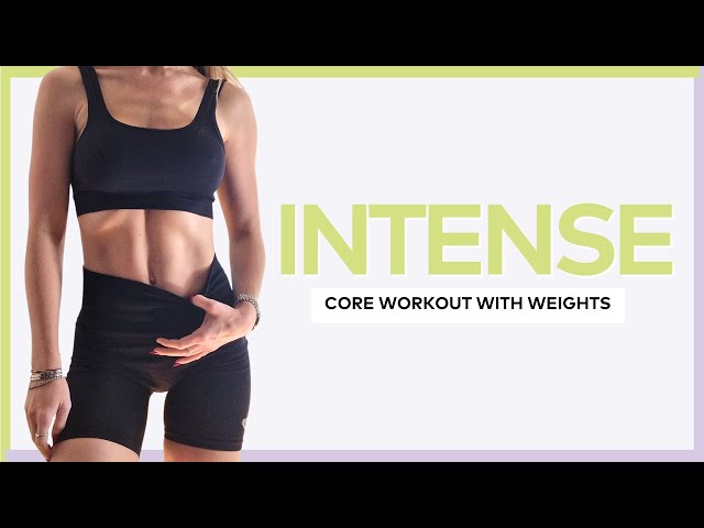 Intense Core Workout With Weights at home