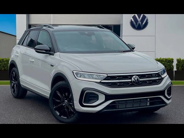 Brand New Volkswagen T-ROC R-Line 1.5TSI 150PS in Ascot Grey with Black Roof | Wrexham Volkswagen