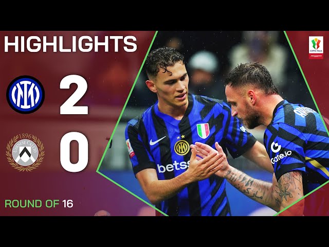 INTER-UDINESE 2-0 | HIGHLIGHTS | Inter Dispatch Udinese | Coppa Italia Frecciarossa 2024/25