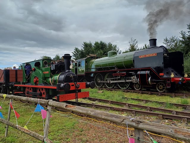 Finnish Railways 5 Foot Gauge Pacific and Industrial Steam Locos at the Private Fifield Railway.