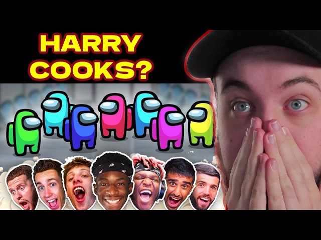 REACTING TO THE SIDEMEN PLAY AMONG US FOR THE FIRST TIME!