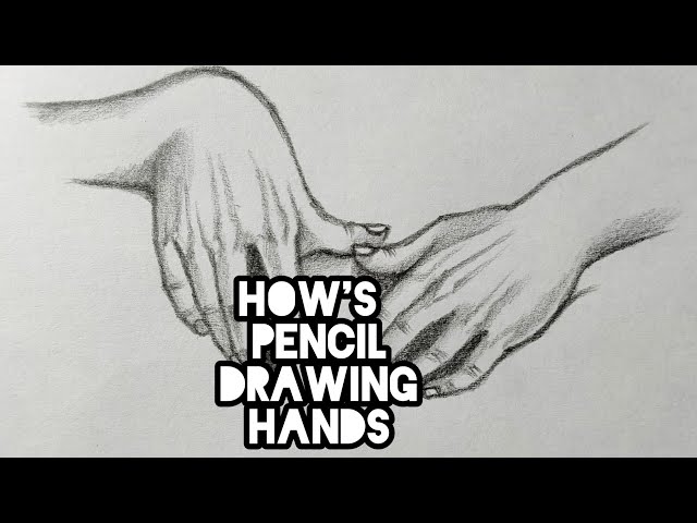 This is a hands drawing|how to draw hand|pencil drawing figure