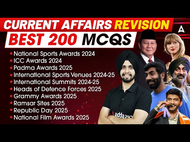 CURRENT AFFAIRS REVISION  BEST 200 MCQS |BY GAGAN SIR