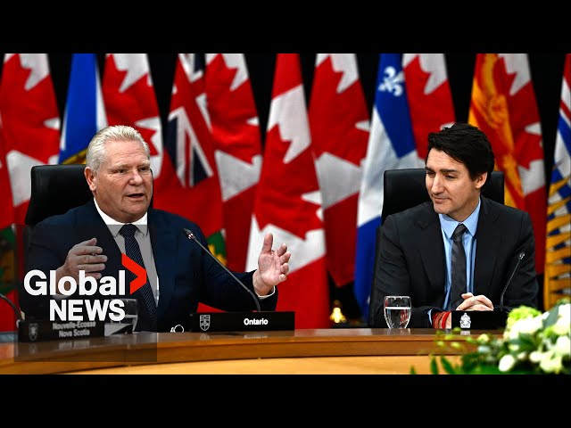 Trudeau says "everything is on the table" in response to Trump's tariff threats | FULL