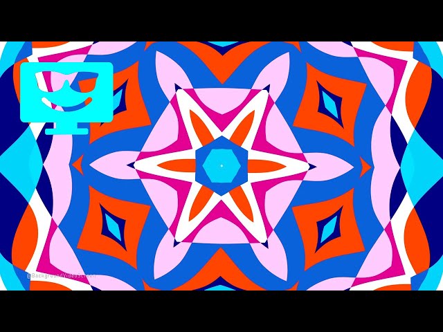 Colorful Screensaver 4K 🖥 12 Hours 🖥 Kaleidoscope Background (No sound) Wallpaper