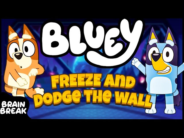 Bluey - Freeze Dance - Floor Is Lava - Jump Battle - Dance Party - Danny Go!