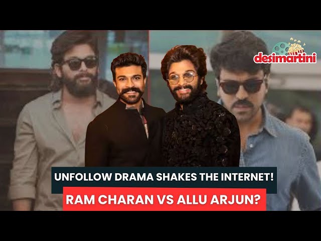 Ram Charan UNFOLLOWS Allu Arjun! Mega Family Feud EXPOSED | Tollywood’s Biggest Controversy