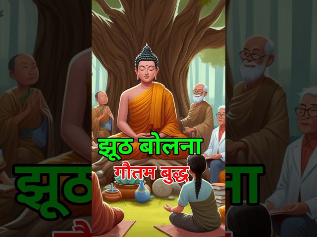 झूठ बोलना #Buddhastory #Shorts #shortsfeed #Youtubeshorts #motivation #budhainspired