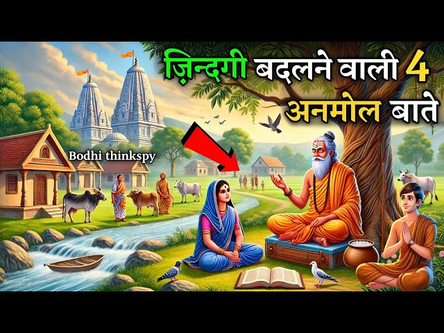 जिंदगी बदलने वाली 4 अनमोल बाते | 4 important things that will change your life | Goutam Buddha Story