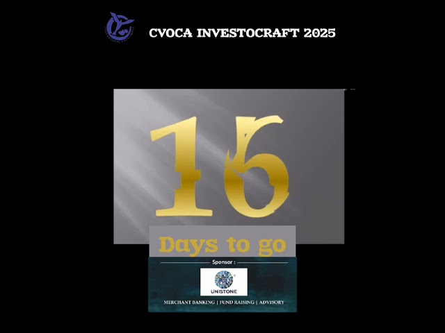 CVOCA Investocraft 2025 - 20 Stock Insight .. 20 Minutes to Ignite! - Details in description below.