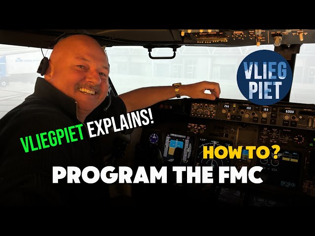 How to Program a Boeing 737 FMC | Full Tutorial + CAT III Autoland Explained | VLIEGPIET explains