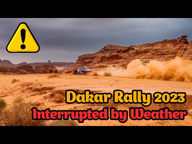 Dakar 2023 Stage 3 Interrupted by Weather. Dakar Сanceled. Stage Stopped