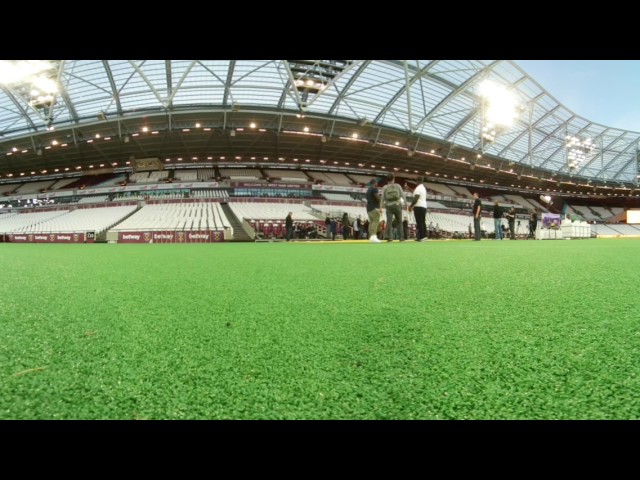 360 timelapse from Inside West Ham's London Stadium