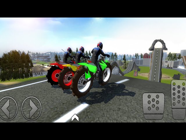 Offroad outlaws online drit bike new rock park  ramp us motorbike unlimited stund android gameplay