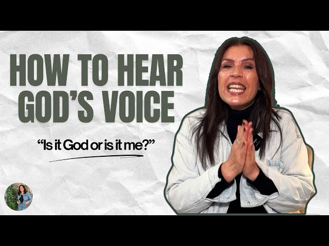 IS IT GOD OR IS IT ME?  How to hear the voice of God | Donna Howells