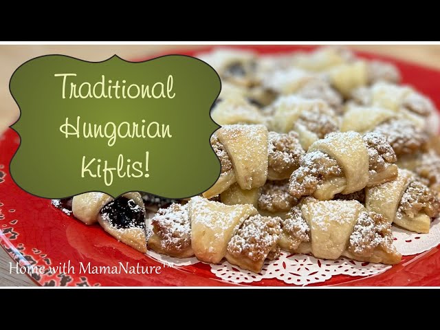 Traditional Hungarian Kiflis