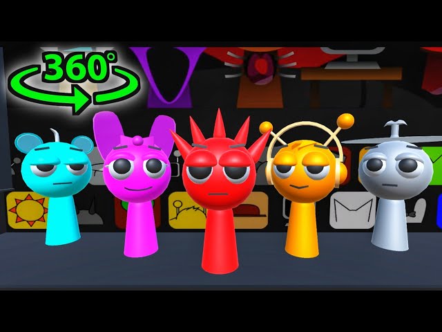 Incredibox Sprunki Mods All Movie Compilation | 360° VR