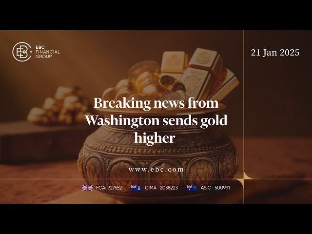 Breaking news from Washington sends gold prices higher | EBC Group