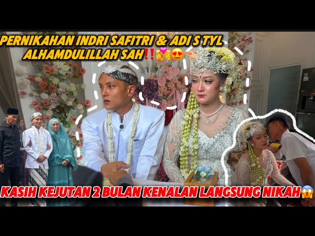 INDRI SAFITRI & ADI S TYL 2 BULAN KENALAN LANGSUNG NIKAH‼️ Mantan auto Nangis Dipojokan 🔥🤣