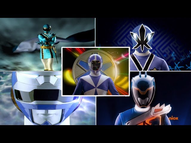 Top 10 Blue Rangers Morph Sequences | Power Rangers Morphs | Superheroes | Power Rangers Official